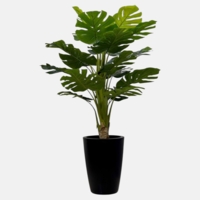 درختچه مصنوعی انجیر، ارتفاع ۱,۵۰ متر، گلدان پلیمری