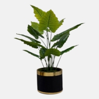 درختچه مصنوعی بابا آدم،۱۵ شاخه،ارتفاع ۱,۳۰ متر،گلدان پلیمری