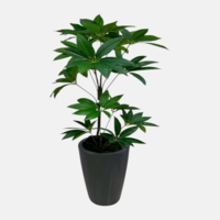 درختچه مصنوعی پاچیرا، ارتفاع ۱,۳۰ متر، گلدان پلیمری