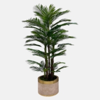 درختچه مصنوعی کنتیا، ۷ تنه، ارتفاع ۲,۴۰ متر، گلدان سرامیکی